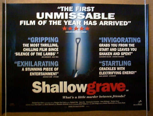 Shallow Grave  Original Quad Movie Poster  