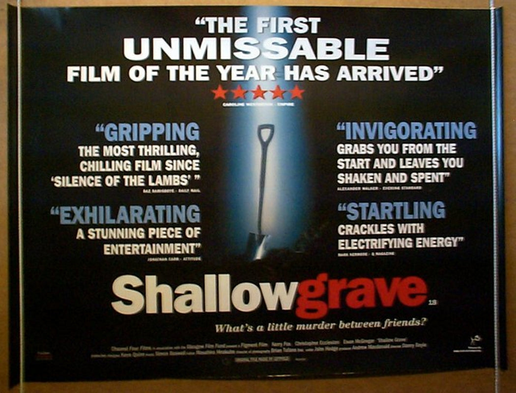 Shallow Grave  Original Quad Movie Poster  