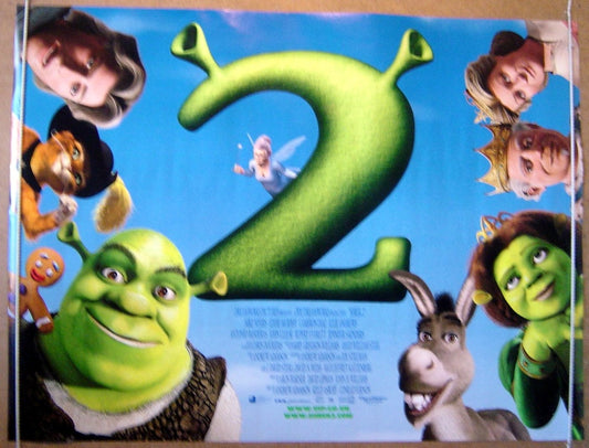 Shrek 2  Original Quad Movie Poster  