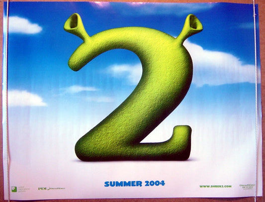 Shrek 2  (Teaser)  Original Quad Movie Poster  