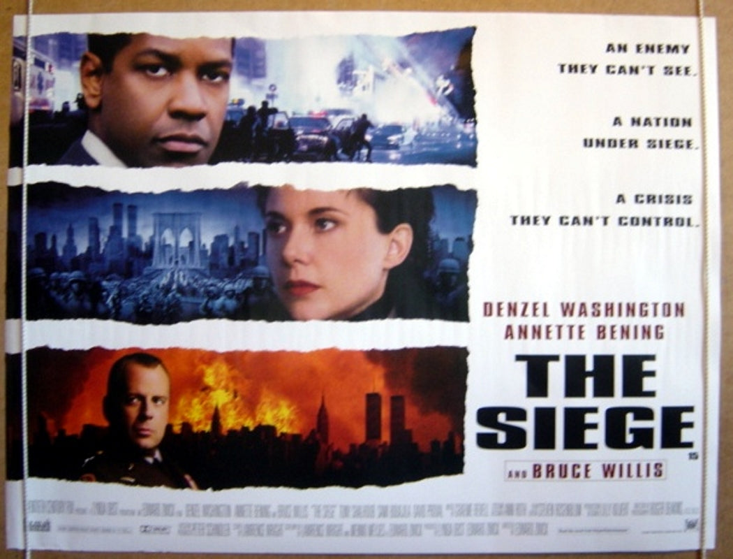 The Siege  Original Quad Movie Poster  