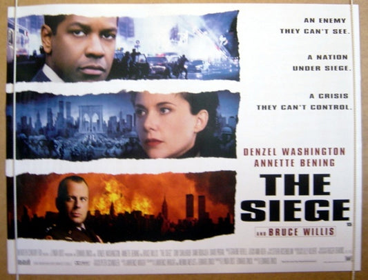 The Siege  Original Quad Movie Poster  