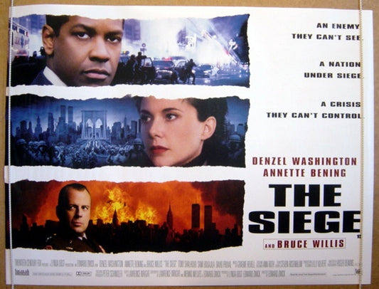 The Siege  Original Quad Movie Poster  