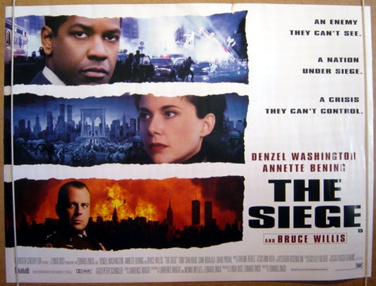 The Siege  Original Quad Movie Poster  