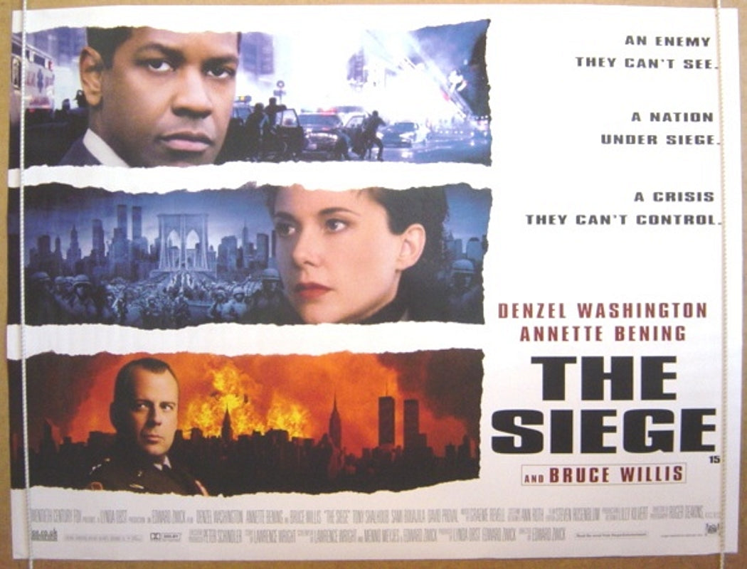 The Siege  Original Quad Movie Poster  