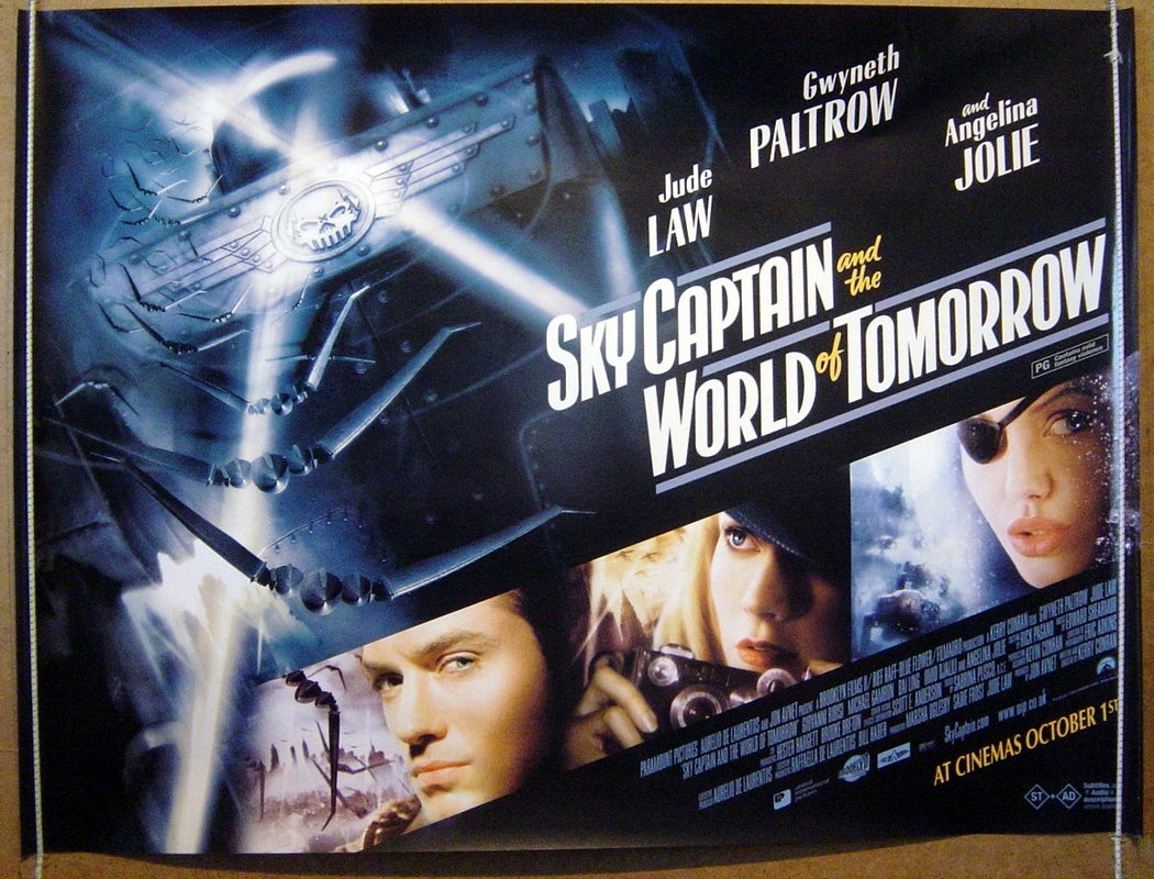 Sky Captain And The World Of Tomorrow  Original Quad Movie Poster  