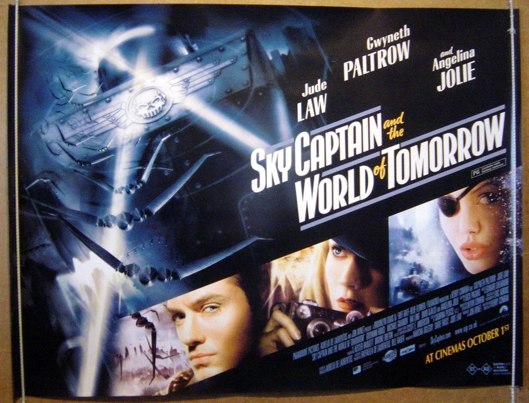 Sky Captain And The World Of Tomorrow  Original Quad Movie Poster  