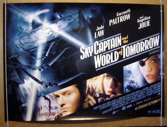 Sky Captain And The World Of Tomorrow  Original Quad Movie Poster  