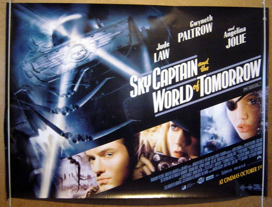 Sky Captain And The World Of Tomorrow  Original Quad Movie Poster  