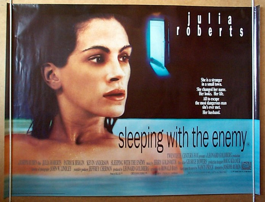 Sleeping With The Enemy  Original Quad Movie Poster  