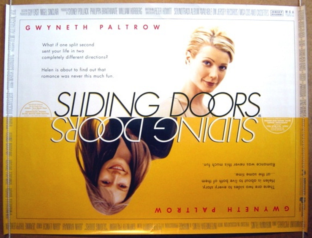 Sliding Doors  Original Quad Movie Poster  