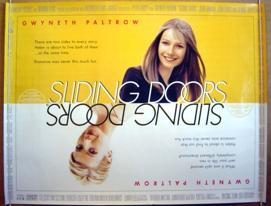 Sliding Doors  Original Quad Movie Poster  