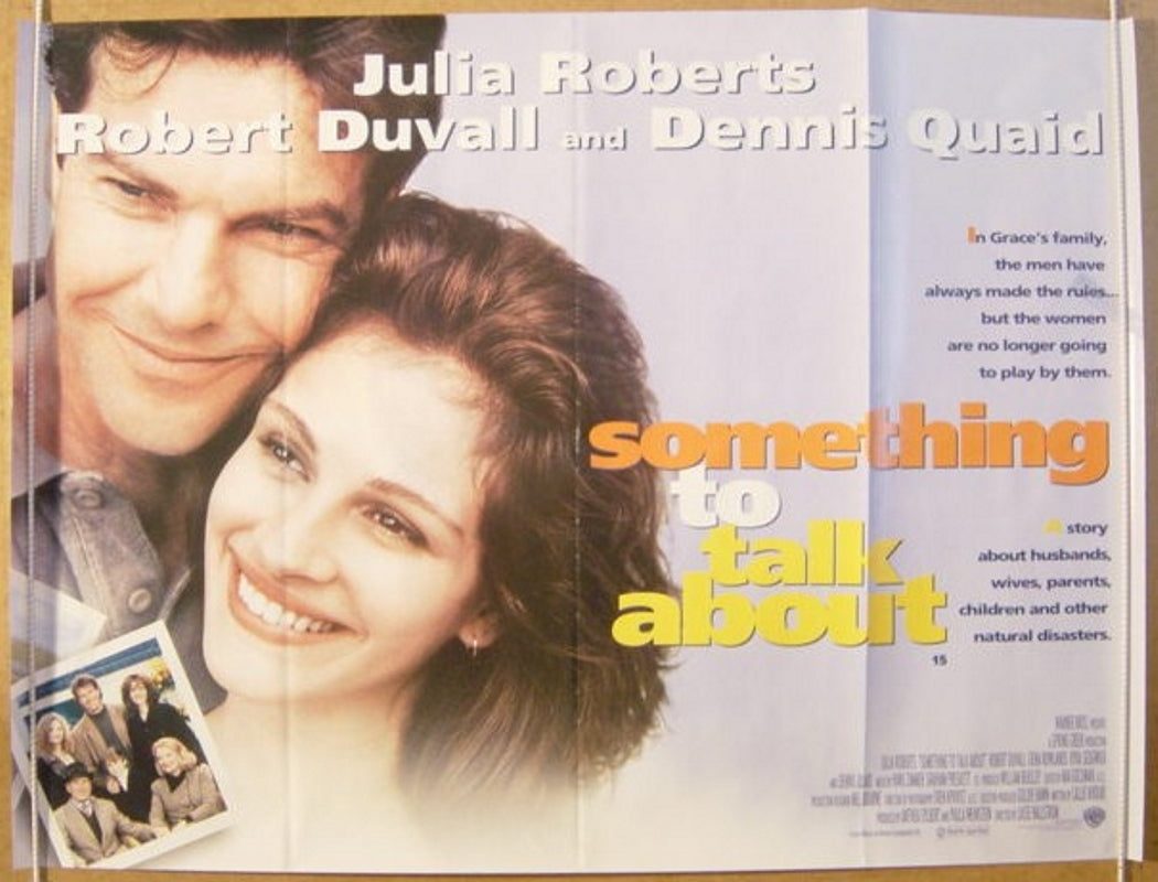 Something To Talk About  Original Quad Movie Poster  