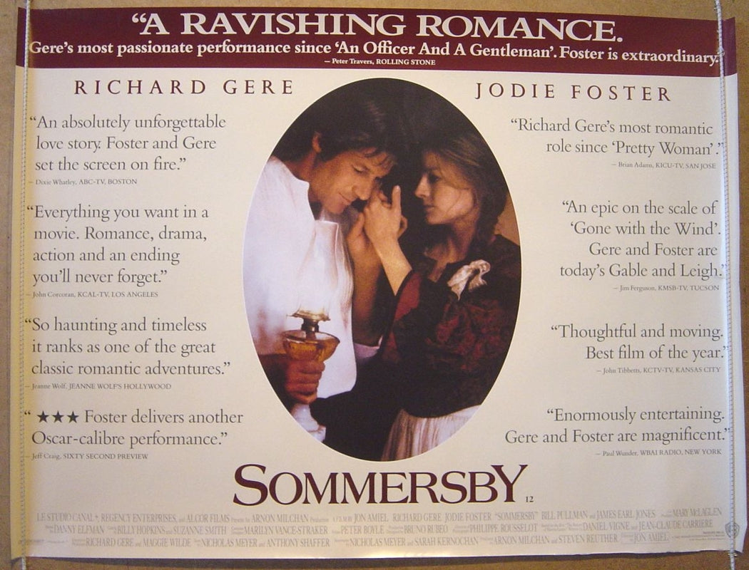 Sommersby  Original Quad Movie Poster  