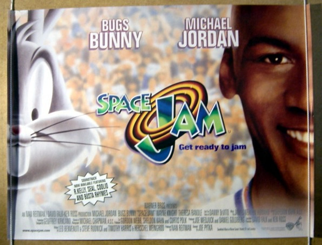 Space Jam  Original Quad Movie Poster  