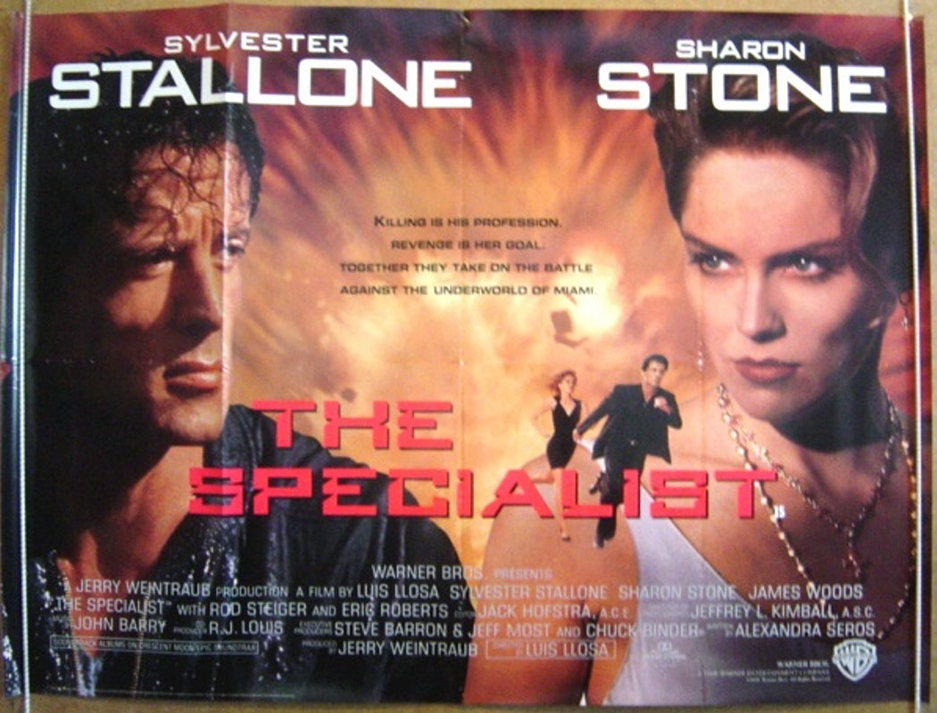 The Specialist  Original Quad Movie Poster  