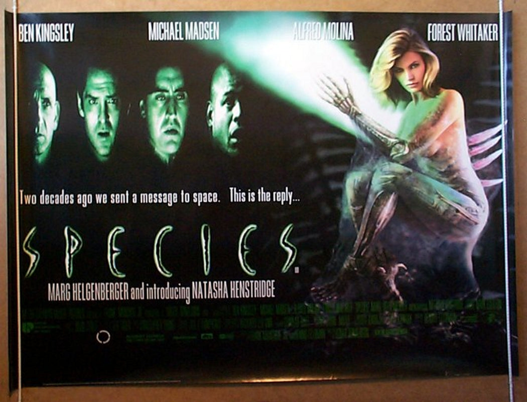 Species  Original Quad Movie Poster  