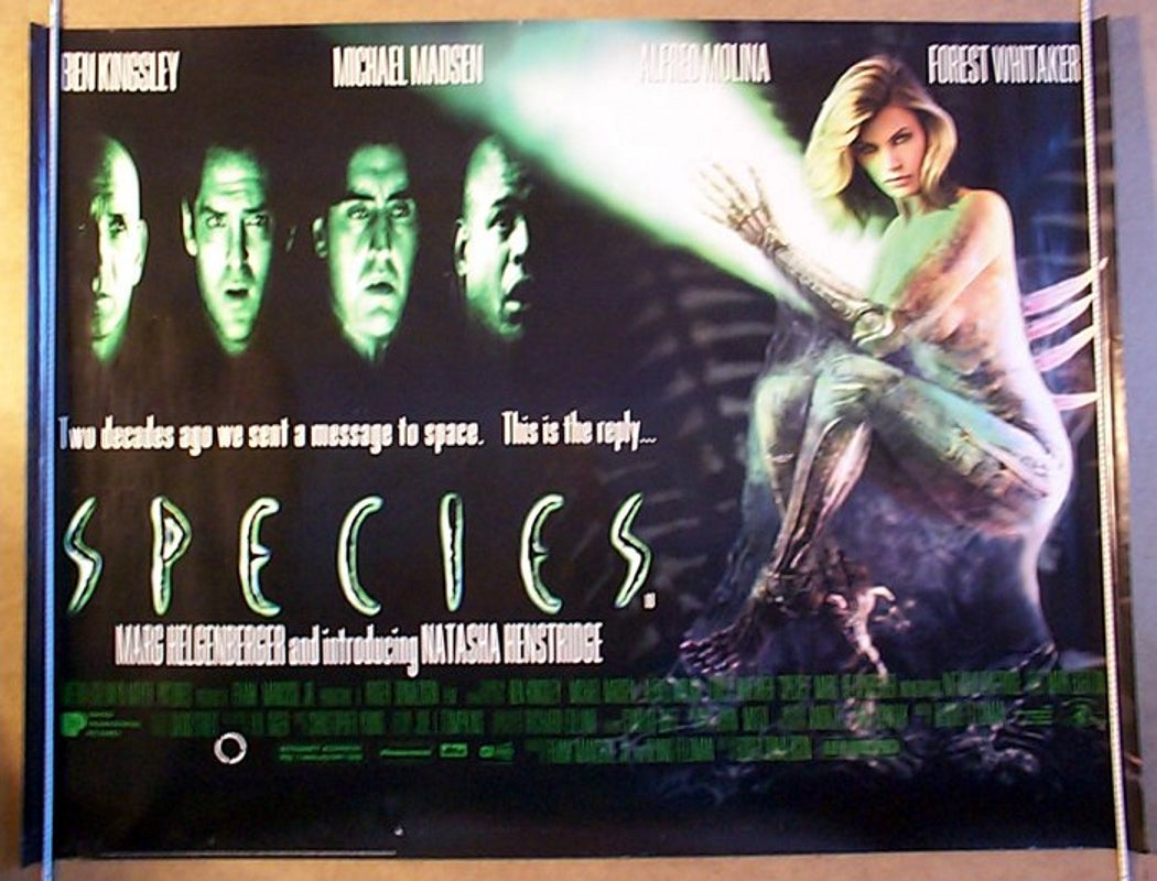 Species  Original Quad Movie Poster  