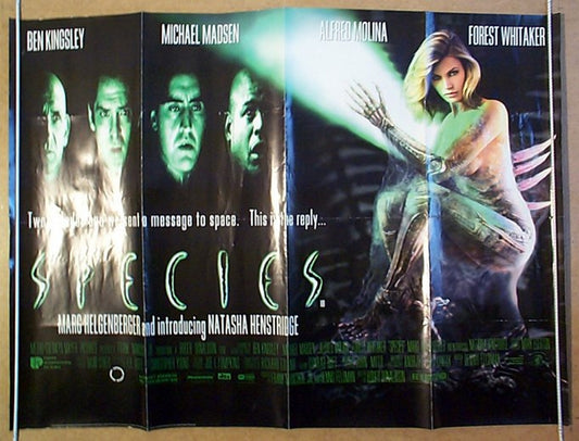 Species  Original Quad Movie Poster  