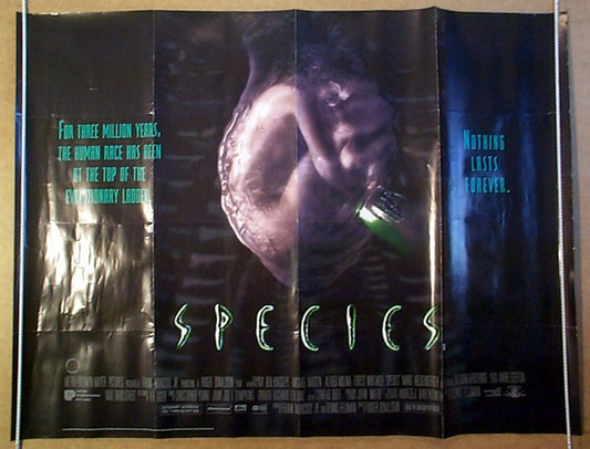 Species  (Teaser)  Original Quad Movie Poster  