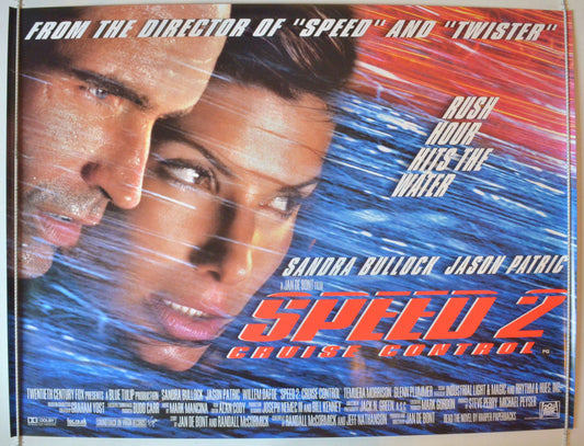 Speed 2 : Cruise Control   Original British Quad Poster - Movie Poster