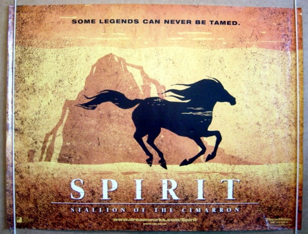 Spirit : Stallion Of the Cimarron  (Teaser)  Original Quad Movie Poster  