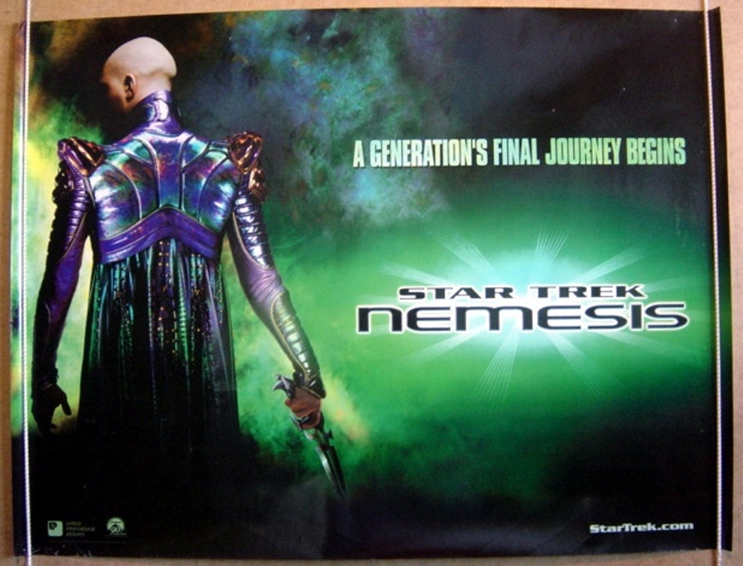 Star Trek : Nemesis  (Teaser)  Original Quad Movie Poster  