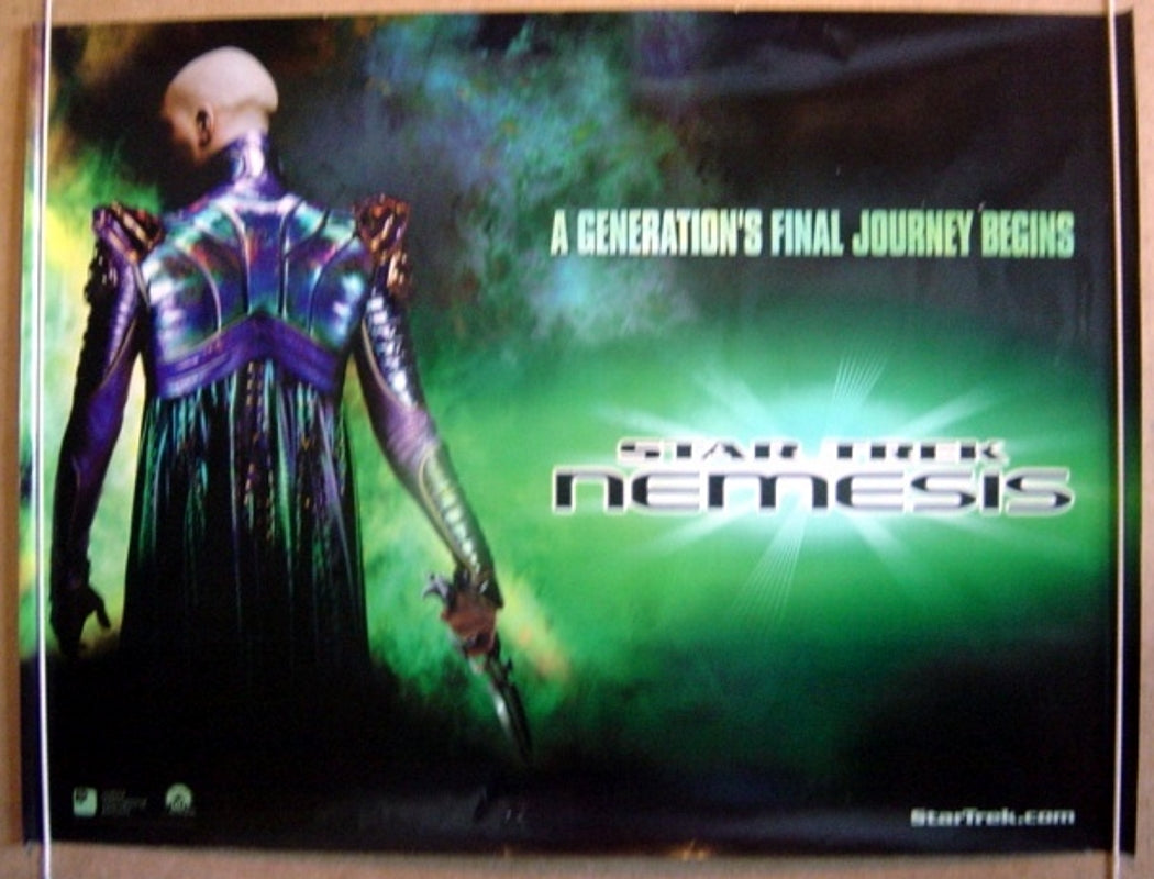 Star Trek : Nemesis  (Teaser)  Original Quad Movie Poster  