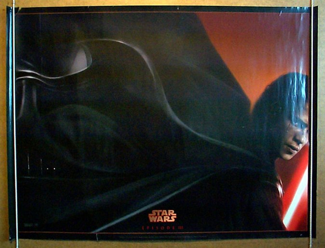 Star Wars : Episode 3 - Revenge Of The Sith  (Teaser)  Original Quad Movie Poster  