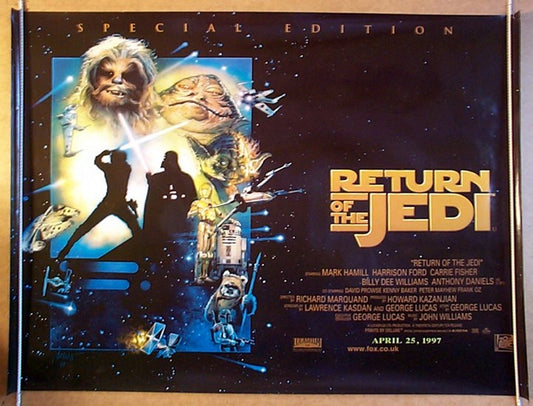 Star Wars : The Return Of The Jedi  (Special Edition)  Original Quad Movie Poster  