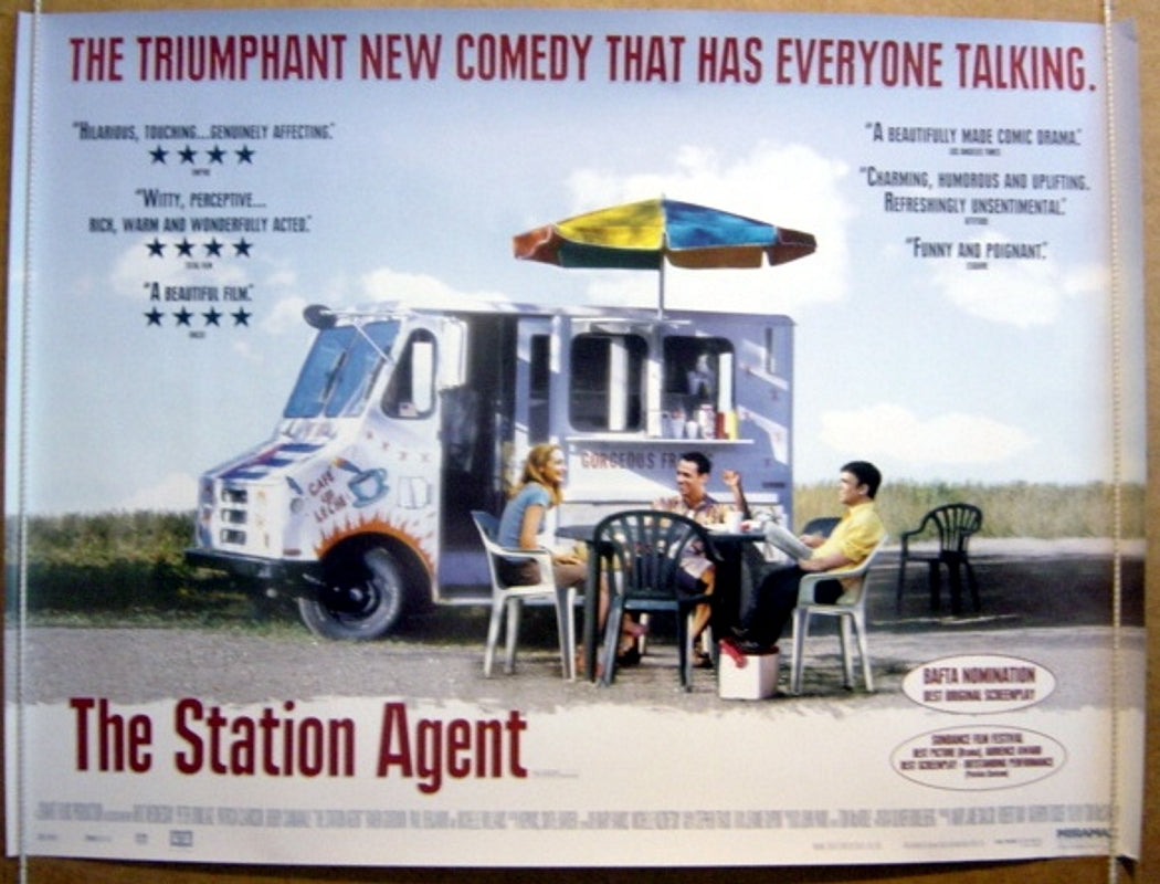 The Station Agent  Original Quad Movie Poster  