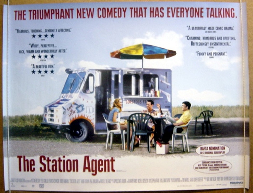 The Station Agent  Original Quad Movie Poster  