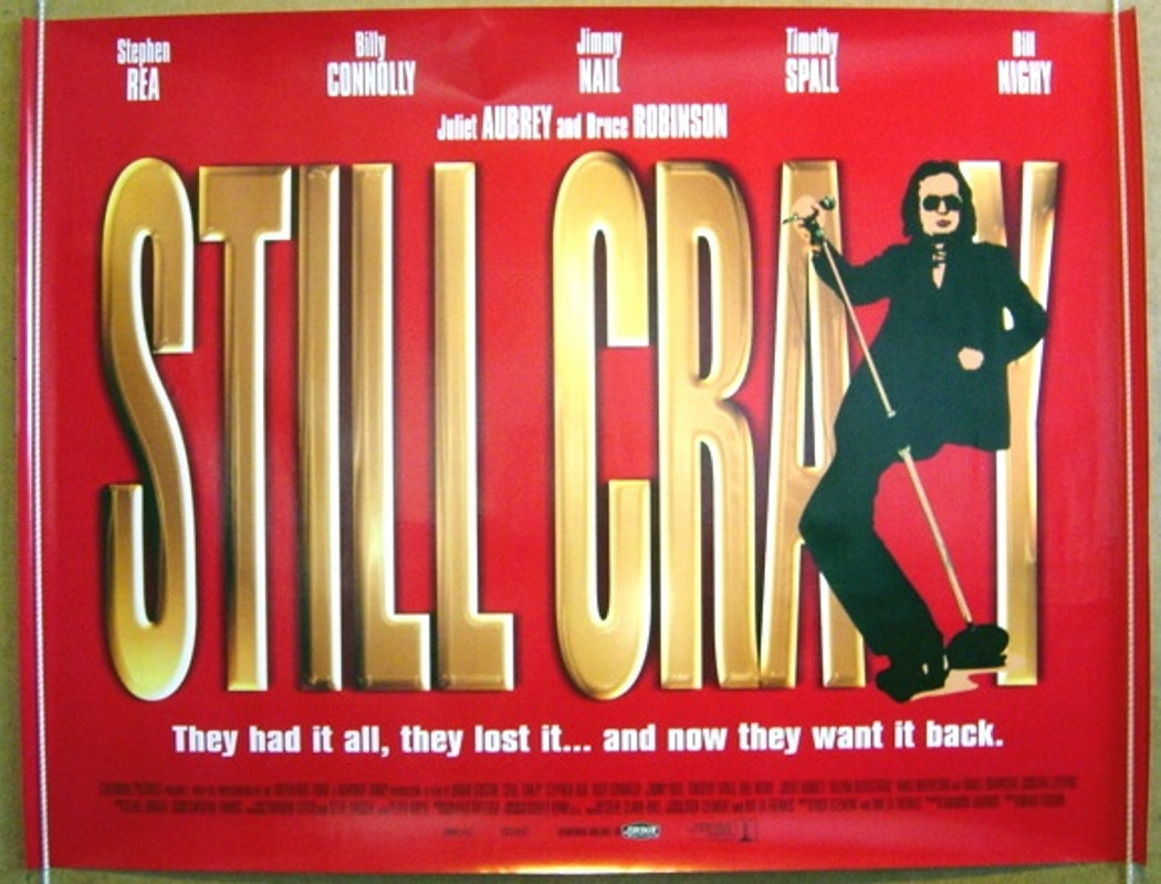 Still Crazy  Original Quad Movie Poster  