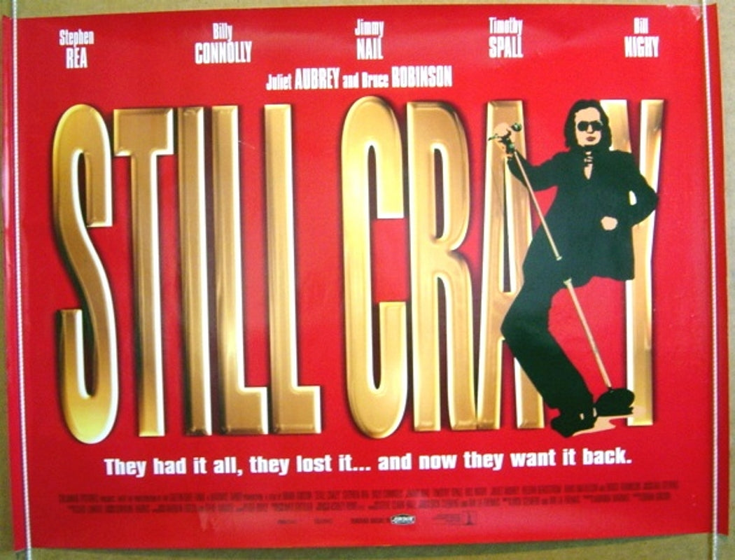 Still Crazy  Original Quad Movie Poster  