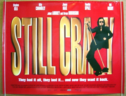 Still Crazy  Original Quad Movie Poster  