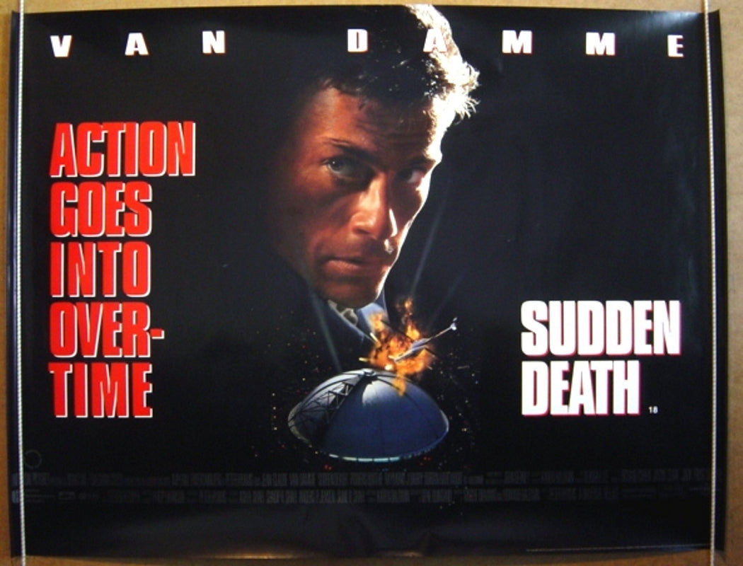 Sudden Death  Original Quad Movie Poster  