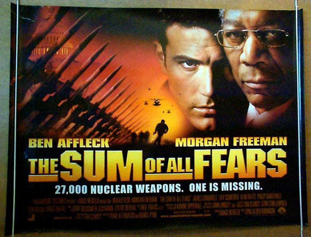 The Sum Of All Fears  Original Quad Movie Poster  