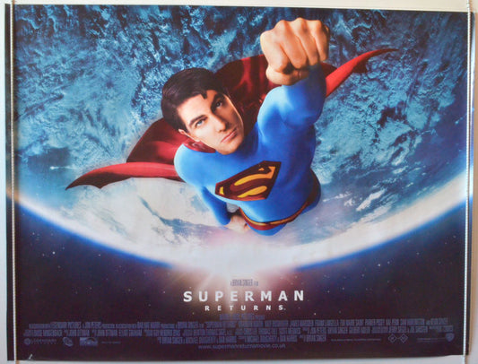 Superman Returns   Original British Quad Poster - Movie Poster