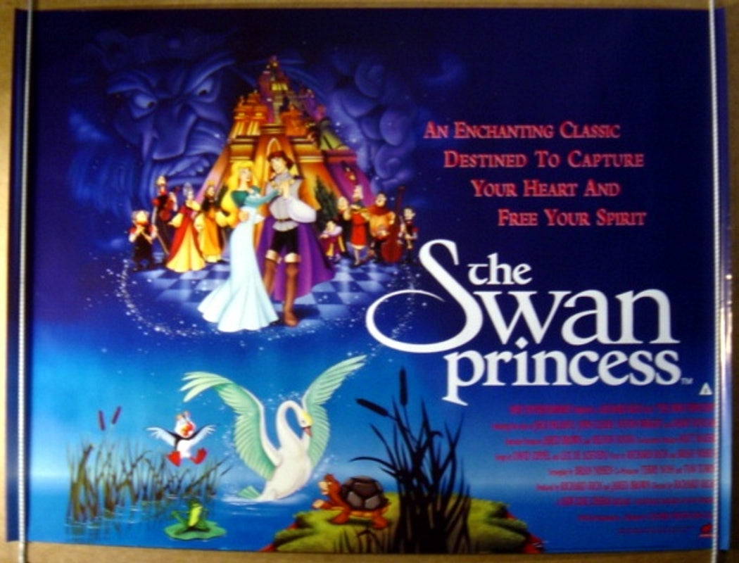 The Swan Princess  Original Quad Movie Poster  