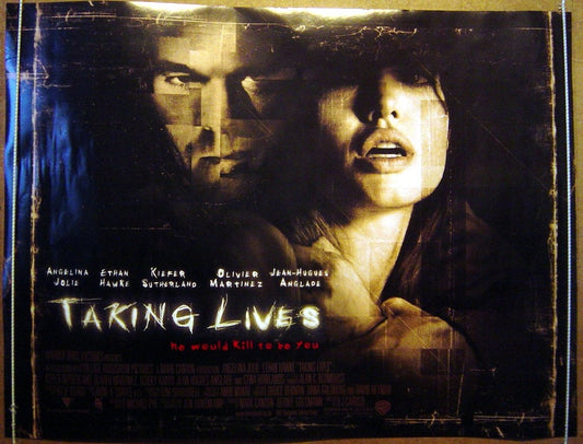 Taking Lives  Original Quad Movie Poster  