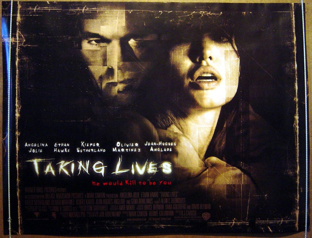 Taking Lives  Original Quad Movie Poster  