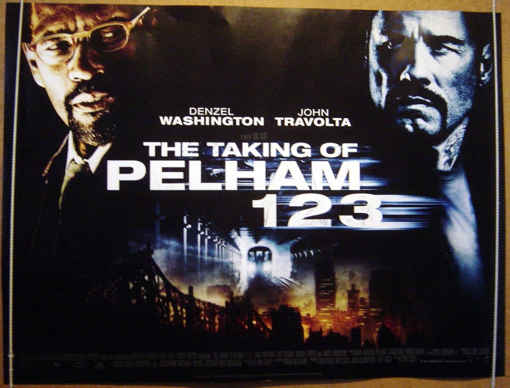 The Taking Of Pelham 123  Original Quad Movie Poster  