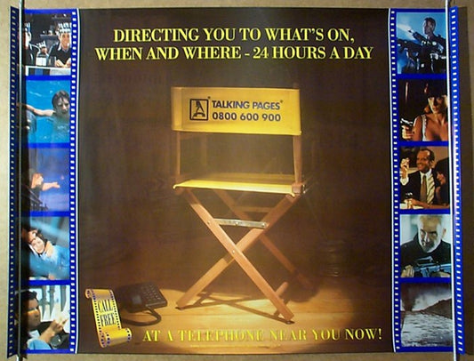 Talking Pages  Original Quad Movie Poster  