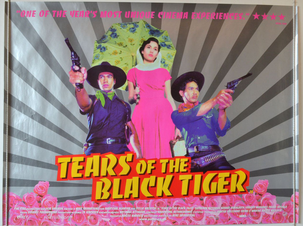 Tears Of The Black Tiger  (a.k.a. Fah talai jone)  Original British Quad Poster - Movie Poster 