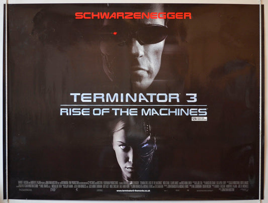 Terminator 3 : Rise Of the Machines Original British Quad Poster - Movie Poster