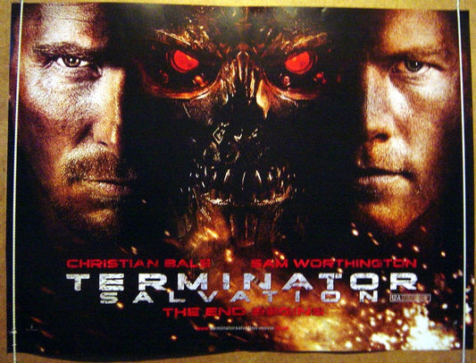 Terminator Salvation  Original Quad Movie Poster  