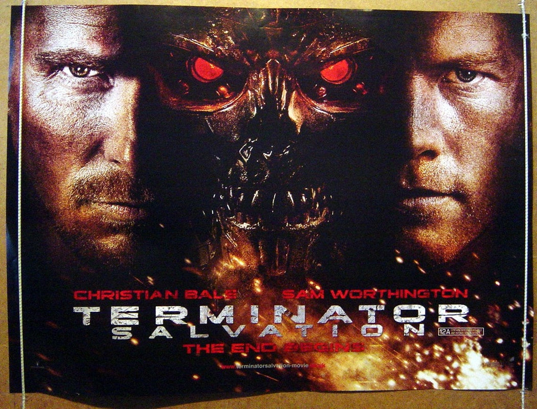 Terminator Salvation  Original Quad Movie Poster  