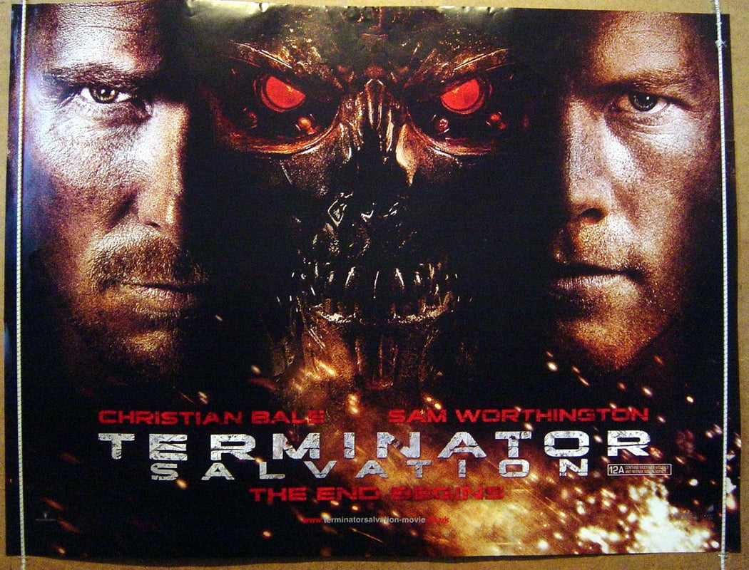 Terminator Salvation  Original Quad Movie Poster  