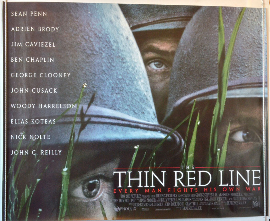 The Thin Red Line   Original British Quad Poster - Movie Poster