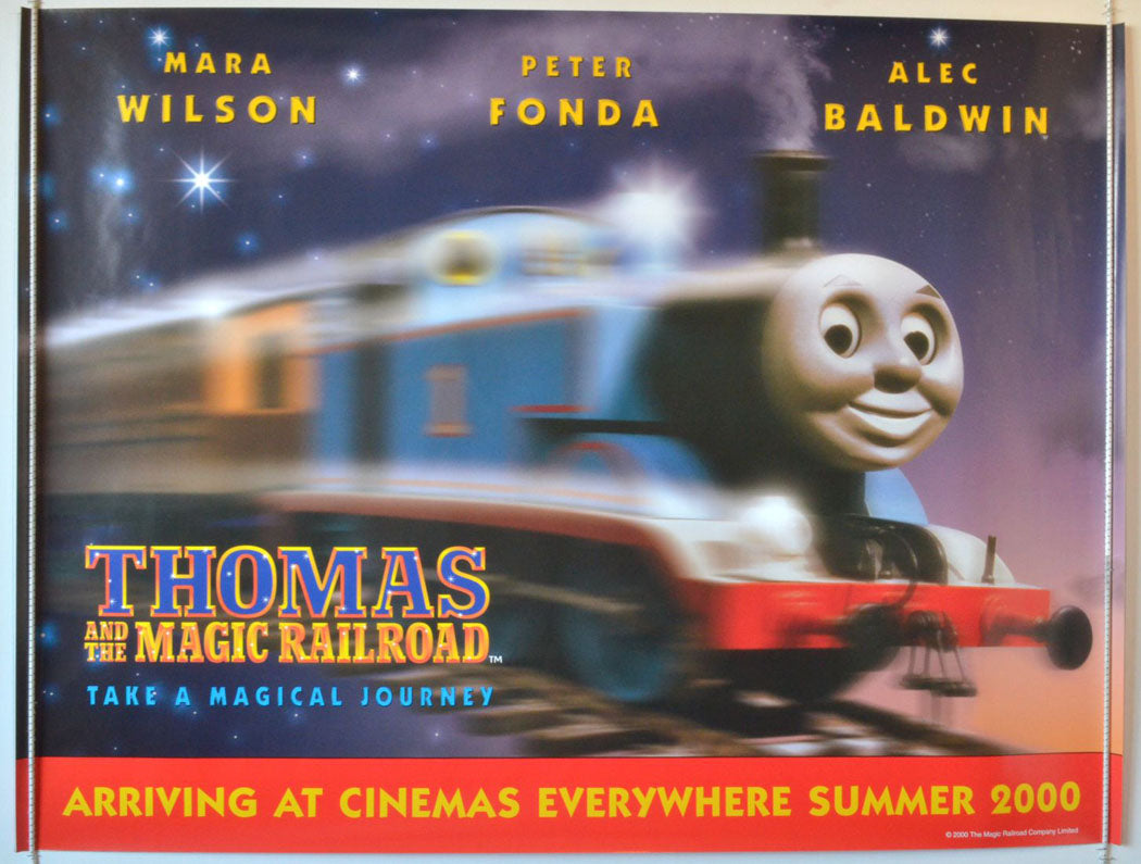 Thomas And The Magic Rail Road  (Teaser / Advance Version)   Original British Quad Poster - Movie Poster